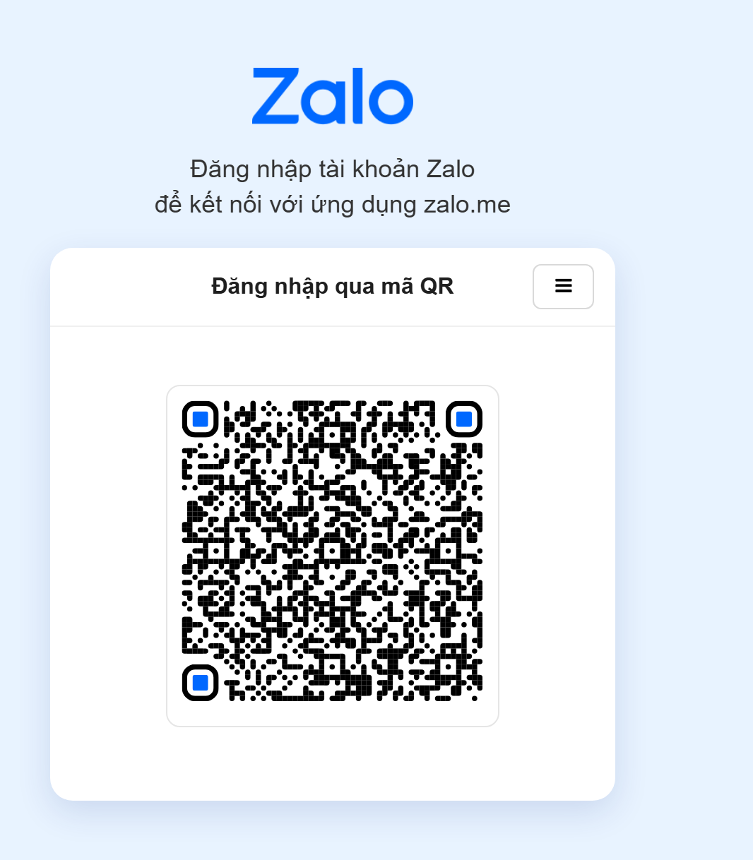 Zalo QR Code
